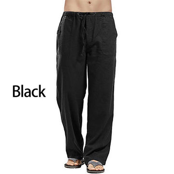 Aidase  Linen Wide Men Pants New Korean Trousers Oversize Linens Streetwear Male Spring Summer Yoga Pants Casual Men Clothing Sweatpants aidase-shop